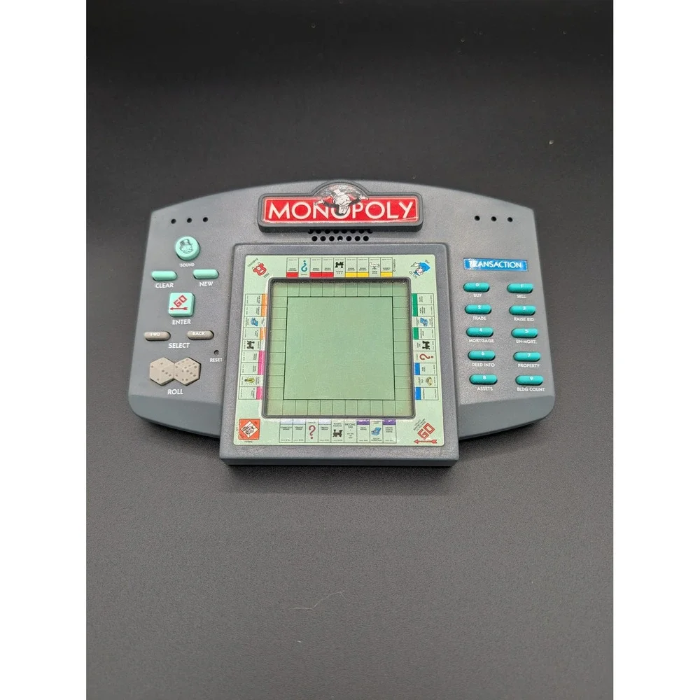 Vintage‎ 1997 Monopoly Electronic Handheld Game Hasbro Parker Brother Tested!